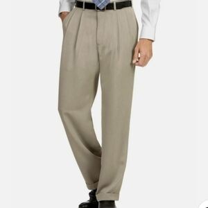 NWTs Perry Ellis Men's Light Khaki  Dress Pants Sz 36/30